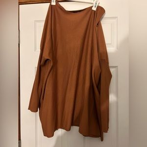 Brown / burnt orange sweater dress size XL